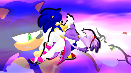 anthro big_breasts blue_body breasts clothed clothing curvy_figure dancing duo female fully_clothed looking_at_another looking_at_partner male male/female smile smiling_at_another smiling_at_partner sonaze tail tango_(dance) mmdinngdonng sega sonic_the_hedgehog_(series) blaze_the_cat sonic_the_hedgehog domestic_cat eulipotyphlan felid feline felis hedgehog mammal absurd_res hi_res