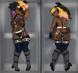 anthro areola autopsy_table blood blood_from_wound bodily_fluids boots breasts butt clothed clothing clothing_aside corpse cum cum_from_vagina cum_in_vagina cum_inside cum_on_breasts cum_on_butt cum_string death ear_piercing ear_ring eyes_closed eyewear eyewear_on_head female female_death footwear fur genital_fluids genitals gore_focus hair hands_behind_head high_heeled_boots high_heels leaking_cum legwear lying morgue navel navel_piercing nipple_piercing nipples on_back on_front open_mouth panties panties_aside panties_down partially_clothed piercing ring_piercing saliva saliva_on_tongue shoes snuff solo stockings sunglasses sunglasses_on_head tail tongue tongue_out topless topless_anthro topless_female underwear underwear_aside underwear_down vulva wounded mrs._stein hyena mammal spotted_hyena digital_media_(artwork) hi_res