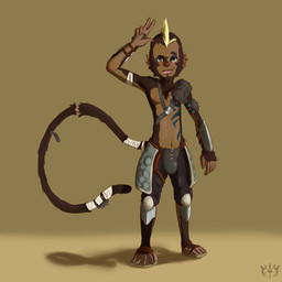 anthro arm_wraps armor bracers bulge clothed clothing digital_media_(artwork) ear_piercing eyebrow_piercing facial_piercing furfit half-dressed long_tail looking_at_viewer male mammal markings mith_(monkey) mohawk monkey nipples one_arm_up open_mouth pants piercing primate scar signature smile solo standing tail_wrap toned topless waving
Rating: Questionable
Score: 1
User: Circeus
Date: February 03, 2015 anthro arm_wraps armor bracers bulge clothed clothing digital_media_(artwork) ear_piercing eyebrow_piercing facial_piercing furfit half-dressed long_tail looking_at_viewer male mammal markings mith_(monkey) mohawk monkey nipples one_arm_up open_mouth pants piercing primate scar signature smile solo standing tail_wrap toned topless waving
Rating: Questionable
Score: 1
User: Circeus
Date: February 03, 2015