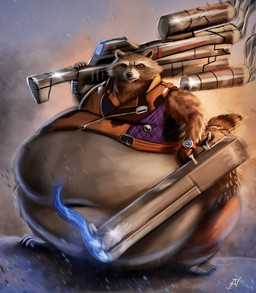 anthro belly big_belly bottomwear chubby_cheeks claws clock clothed clothing fangs fat_rolls fur gun holding_gun holding_object holding_ranged_weapon holding_weapon inflation jacket looking_at_viewer male morbidly_obese morbidly_obese_anthro morbidly_obese_male navel obese obese_anthro obese_male open_mouth overweight overweight_anthro overweight_male pants raised_tail ranged_weapon solo standing tail teeth toe_claws topwear watch weapon whiskers wristwatch zipper ian-exe guardians_of_the_galaxy marvel rocket_raccoon mammal procyonid raccoon 2022 hi_res signature