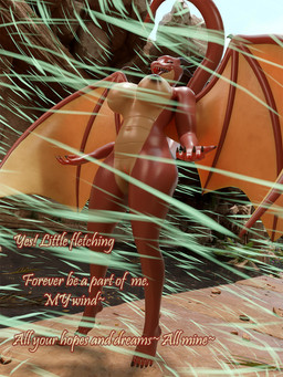 after_vore anthro areola areola_slip big_breasts breasts female female_pred genitals nude raised_tail solo tail text tongue tongue_out trait_theft vore vulva wind wings hiddenmask18 hiddenmask18_(modeler) mythology tila_(hiddenmask18) dragon mythological_creature mythological_scalie scalie blender_(artwork) comic digital_media_(artwork) hi_res