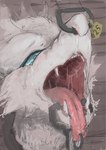 facial_piercing fangs female feral fur kemono megukura mouth_shot nose_piercing nose_ring open_mouth piercing restraints ring_piercing scales solo teeth white_body white_fur megusuri mythology nintendo pokemon dragon furred_dragon furred_scalie generation_5_pokemon legendary_pokemon mythological_creature mythological_scalie pokemon_(species) reshiram scalie better_version_at_source