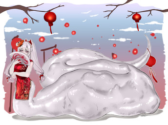 after_vore apode belly big_belly clothing dress female female_pred grey_body group legless outside overweight red_clothing red_dress serpentine serpentine_vore split_form vore 4kkc draconcopode humanoid lamia reptile scalie snake 2022 absurd_res hi_res