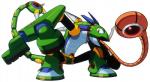 anthro machine solo unknown_artist capcom mega_man_(series) mega_man_x_(series) sting_chameleon chameleon lizard reploid reptile robot scalie official_art