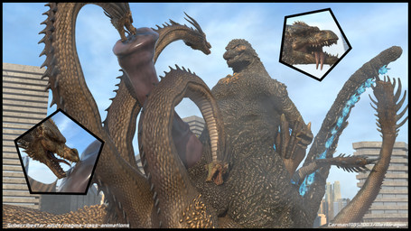 anal anal_penetration animal_genitalia balls big_balls big_penis city city_background city_destruction city_skyline destruction duo flared_penis genitals huge_balls huge_penis hyper hyper_balls hyper_genitalia hyper_penis licking macro macro_male macro_on_macro male male/male oral penetration penis sheath tongue tongue_out vein veiny_penis european_mythology godzilla_(series) godzilla_minus_one mythology toho godzilla king_ghidorah dinosaur dragon ghidorah_(species) kaiju lizard monster mythological_creature mythological_scalie prehistoric_species reptile scalie western_dragon wyvern 16:9 hi_res widescreen