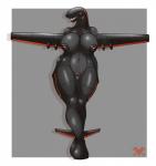 aircraft big_breasts breasts drone_(vehicle) eyeless female genitals grin machine mq-9_reaper nipples non-mammal_nipples not_furry pussy sharp_teeth smile solo standing teeth thick_thighs thigh_gap uav vehicle wings tacticalfur aircraft_humanoid living_aircraft living_machine living_vehicle absurd_res hi_res