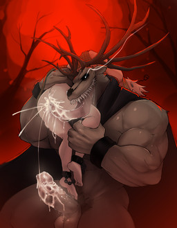abs after_anal after_sex anal anthro anthro_dominating_human anthro_penetrating anthro_penetrating_human anthro_raping_human antlers anus balls big_balls big_muscles big_pecs big_penis black_sclera bodily_fluids bound brown_body brown_fur butt carrying_another carrying_partner creepy creepy_face cum cum_drip cum_in_ass cum_in_mouth cum_in_own_mouth cum_in_self cum_inside cum_on_penis cum_on_tongue cumshot dominant dominant_anthro dominant_male dripping drooling duo ejaculation erection felching forced fur gag gagged genital_fluids genitals holding_partner horn human_on_anthro human_penetrated humanoid_genitalia humanoid_penis interspecies larger_anthro larger_dom larger_male leg_cuffs long_tongue male male/male male_penetrated male_penetrating male_penetrating_male manly master moon muscular muscular_anthro muscular_dom muscular_male nude open_mouth oral orgasm pecs penetration penis pubes rape red_moon rimming saliva scary sex shoulder_carry size_difference slave smaller_human smaller_male smaller_penetrated submissive submissive_human submissive_male tongue tongue_out andrefil360 spooky's_jump_scare_mansion specimen_8 deer demon human mammal monster 2024 absurd_res hi_res
