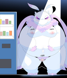 anthro balls belly flaccid genitals male moobs night nipples obese obese_anthro obese_male overweight overweight_anthro overweight_male penis solo sigenoya takotyutyu arthropod insect lepidopteran moth 2019 hi_res