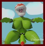 balls big_balls big_penis bracelet breasts collar genitals green_body gynomorph intersex jewelry leaf lips nipples penis plant smile solo spiked_bracelet spiked_collar spikes teeth thick_lips strahinium mario_bros nintendo elemental_creature flora_fauna piranha_plant 3d_(artwork) digital_media_(artwork)