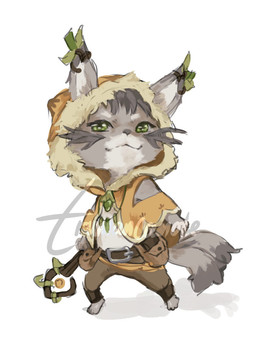 anthro belt bottomwear brown_belt brown_bottomwear brown_cloak brown_clothing brown_pants cloak clothing druid fur green_eyes grey_body grey_fur grey_hair hair jewelry light_smile looking_at_viewer magic_user male multicolored_body multicolored_fur necklace no_shoes pants shirt simple_background smile solo staff topwear tribal_spellcaster two_tone_body two_tone_fur whiskers white_background white_body white_clothing white_fur white_shirt white_topwear trumancamote dungeons_and_dragons hasbro wizards_of_the_coast felid mammal tabaxi 2023 signature