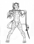 animal_genitalia anthro balls biped fully_sheathed genitals male nude sheath smile solo standing whip autumm_airwave tigertau felid mammal pantherine tiger graphite_(artwork) marker_(artwork) mixed_media monochrome pen_(artwork) traditional_media_(artwork)