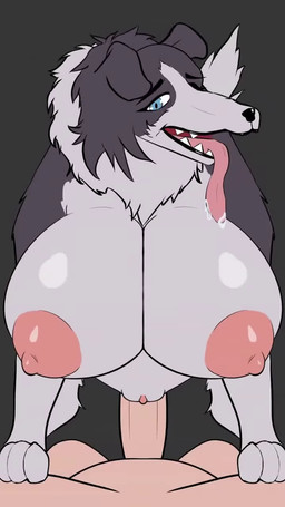 anthro bestiality big_breasts black_background black_body black_fur black_nose blue_eyes bodily_fluids breasts busty_feral duo eyelashes female female_on_human female_on_top female_penetrated feral feral_on_top feral_penetrated first_person_view fur genitals glistening glistening_body glistening_fur huge_breasts human_on_anthro human_on_bottom human_on_feral human_penetrating human_penetrating_female human_penetrating_feral human_pov interspecies long_tongue looking_at_viewer male male/female male_on_feral male_penetrating male_penetrating_female male_pov nipples on_top open_mouth penetration penile penile_penetration penis penis_in_vagina pink_nipples pink_tongue saliva sex sharp_teeth simple_background tail tail_motion tailwag teeth tongue tongue_out vaginal vaginal_penetration vulva white_body white_fur beepboopstv madelline_(teztaz) canid canine canis domestic_dog human mammal 2d_animation 9:16 animated hi_res motion_tweening no_sound short_playtime video
