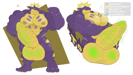 abs anthro balls biceps big_balls big_muscles big_pecs big_penis blep deltoids electric_penis electricity electricity_manipulation elemental_manipulation flexing genitals glowing glowing_eyes green_eyes huge_balls huge_muscles huge_penis humanoid_genitalia humanoid_penis hyper hyper_balls hyper_genitalia hyper_penis looking_at_viewer male muscular muscular_anthro muscular_arms muscular_legs muscular_male navel nipples pecs penis presenting presenting_pecs quads smug solo thick_arms thick_neck tongue tongue_out trapezius triceps conditional_dnp dischimera nintendo pokemon amped_toxtricity amphibian generation_8_pokemon lizard pokemon_(species) reptile salamander scalie toxtricity 16:9 hi_res widescreen