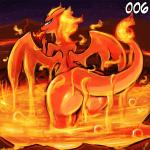1:1 anthro anthrofied big_butt blue_eyes breasts butt charizard digital_media_(artwork) dragon fangs female fire flaming_tail generation_1_pokemon lava looking_at_viewer looking_back lumineko membrane_(anatomy) membranous_wings mythological_creature mythological_scalie mythology nintendo non-mammal_breasts nude orange_theme pokemon pokemon_(species) pokemorph scalie side_boob solo tail teeth tongue tongue_out wings