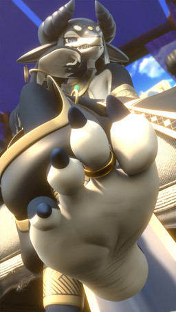 4_toes anthro biped blue_body blue_eyes clothed clothing feet female foot_fetish foot_focus humanoid_feet looking_at_viewer looking_down looking_down_at_viewer low-angle_view plantigrade soles solo toes white_body worm's-eye_view chutos mythology lehner_(eipon_tarou) dragon mythological_creature mythological_scalie scalie 3d_(artwork) 9:16 absurd_res digital_media_(artwork) hi_res