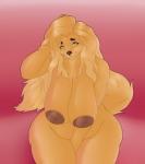 anthro areola big_breasts breasts covering covering_self curvy_figure female fur hair huge_breasts inverted_nipples long_hair looking_at_viewer mature_anthro mature_female nipples nude sagging_breasts smile solo thick_thighs voluptuous wide_hips bilabee mabel_(cherrikissu) canid canine canis domestic_dog hunting_dog mammal saluki sighthound 2019 absurd_res digital_media_(artwork) hi_res