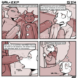 anthro anthro_on_anthro balls bed bedroom belt bodily_fluids dialogue dialogue_box dripping embarrassed erection foreskin furniture genital_fluids genitals group group_sex half-closed_eyes hood horn humanoid_genitalia imagination implied_incest kneeling looking_at_viewer looking_down looking_down_at_viewer low-angle_view male male/male male_anthro medieval_clothing musk narrowed_eyes nervous nipples open_mouth overweight overweight_anthro overweight_male peasant penis penis_sniffing pitchfork precum precum_drip pubes sex shocked sniffing speech_bubble standing stated_incest summoning_circle sweat sweatdrop text thought_bubble threesome threesome_invitation tongue tongue_out tools trio wings arloatdusk canid canine canis demon domestic_dog hunting_dog jack_russell_terrier mammal terrier 1:1 comic english_text hi_res father_(lore) father_and_child_(lore) father_and_son_(lore) incest_(lore) parent_(lore) parent_and_child_(lore) parent_and_son_(lore) son_(lore)
