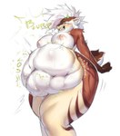 anthro belly breasts bulge burping female female_pred nipples sloshing_belly vore dodosh felid feline mammal pantherine absurd_res hi_res