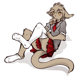 ambiguous_gender anthro biped blush bottomwear bread brown_body brown_fur butt clothed clothing crossdressing digitigrade dressing embarrassed femboy food footwear fur legwear panties paws paws_in_socks school_uniform simple_background sitting skirt socks solo stockings thigh_highs toast underwear uniform upskirt white_background yellow_eyes conditional_dnp tom_fischbach twokinds keith_keiser basitin mammal adobe_photoshop_(artwork) colored digital_media_(artwork) male_(lore)