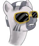 bite biting_lip biting_own_lip eyewear female feral self_bite solo sunglasses what unknown_artist dat_ass_(meme) friendship_is_magic hasbro my_little_pony zecora_(mlp) equid equine mammal zebra digital_media_(artwork) meme portrait reaction_image source_request