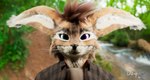 anthro deezzzle fluffy fur hair male pose posed solo daytia c4d rexouium 3d_(artwork) cinema_4d_(artwork) digital_media_(artwork) hi_res portrait