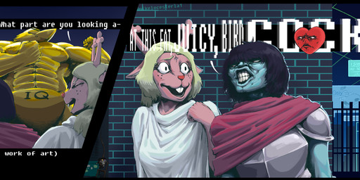 ambiguous_gender anthro antlers attempted_suicide blue_body city city_background confusion cursed_image duo female freckles gold_(metal) golden_berdly_statue horn humor imminent_death imminent_hanging imminent_suicide male muscular noose scared sculpture soul statue text when_you_see_it mikelocesterlanders deltarune onlyfans undertale_(series) berdly kris_dreemurr noelle_holiday spamton_g._spamton avian darkner deer equid equine human mammal soul_(undertale) 2025 absurd_res detailed digital_drawing_(artwork) digital_media_(artwork) english_text hi_res