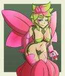 alternate_form alternate_hairstyle aphrodisiac female holding_object leaning leaning_forward monster_girl_(genre) not_furry petals pink_wings plant solo vial wings someindecentfellow european_mythology monster_musume mythology kii_(monster_musume) alraune elemental_creature flora_fauna absurd_res hi_res