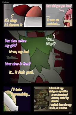 anthro badge bodily_fluids book cloth dialogue egg fantasy female female_penetrated freckled_face freckles front_view genitals letter male male/female male_penetrating male_penetrating_female penetration penis semi-anthro sex speech_bubble tail tears text vaginal vaginal_penetration vulva vinland nintendo pokemon pokemon_mystery_dungeon spike_chunsoft ano_(vinland) brixen_(vinland) florans_(vinland) audino braixen floragato generation_5_pokemon generation_6_pokemon generation_9_pokemon pokemon_(species) 2:3 absurd_res comic english_text hi_res story