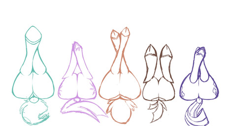 big_butt butt dock_(anatomy) group hooves legs_up lying_on_ground on_ground tail shinkaku friendship_is_magic hasbro my_little_pony mythology them's_fightin'_herds rarity_(mlp) shanty_(tfh) tianhuo_(tfh) twilight_sparkle_(mlp) velvet_reindeer_(tfh) bovid caprine deer dragon equid equine goat horse mammal mythological_creature mythological_scalie new_world_deer pony reindeer scalie hi_res