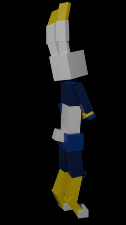 3_toes 4_fingers anthro black_background cotton_tail feet fingers low_poly male multicolored_body rabbit_ears simple_background solo toes remberhere vux_(remberhere) lagomorph mammal 3d_(artwork) 9:16 animated digital_media_(artwork) hi_res high_framerate no_sound short_playtime turntable_(animation) video