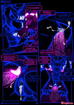 anal anal_penetration anthro anus areola blush bodily_fluids body_blush bracelet breasts butt butt_grab comic_panel cum cum_drip cum_in_ass cum_in_vagina cum_inside cumshot dialogue dripping duo ejaculation erection female fur furniture gaping gaping_vagina genital_fluids genitals glowing glowing_body glowing_eyes glowing_genitalia glowing_outline glowing_penis hair hand_on_butt horn jewelry knot male nails nipples non-mammal_vulva nude open_mouth oral penetration penile penile_penetration penis penis_in_ass penis_in_vagina profanity sex smile solo speech_bubble spiked_bracelet spikes spread_anus spreading staff sweat tail text tongue vaginal vaginal_fluids vaginal_penetration vulva wings lustragon mythology dark_queen_(iestraig) obsidian_(iestragon) demon_dragon dragon mythological_creature mythological_scalie scalie absurd_res comic digital_drawing_(artwork) digital_media_(artwork) english_text hi_res url