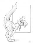 anthro big_breasts breasts female fur genitals hair looking_back nipples nude pussy rear_view solo whiskers flinters kandace_(sugarnutz) kangaroo macropod mammal marsupial 2018 4:5 hi_res