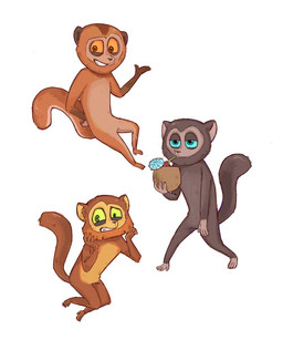anthro beverage black_body black_fur blue_eyes brown_body brown_fur clenched_teeth coconut coconut_drink drupe_(fruit) food frown fruit fur furrowed_eyebrows green_eyes group hand_on_face hand_on_hip male narrowed_eyes orange_body orange_eyes orange_fur plant smile tail teeth teeth_showing trio umekonbuoni all_hail_king_julien dreamworks madagascar_(series) horst_(madagascar) ted_(madagascar) willie_(madagascar) bamboo_lemur blue-eyed_black_lemur golden_bamboo_lemur lemur mammal primate red-fronted_lemur strepsirrhine
