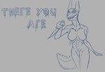 anthro big_breasts big_ears blush breasts canid canine canis clenched_teeth danger dangerous digital_media_(artwork) drawpile_(artwork) evil_face evil_grin evil_look female guide_lines holding_object jackal knife looking_at_viewer mammal nude simple_background sketch sketch_page skinny skinny_anthro skinny_female skinny_humanoid slim slim_anthro slim_female small_waist smile solo tail teeth teeth_showing text the_dark_skull