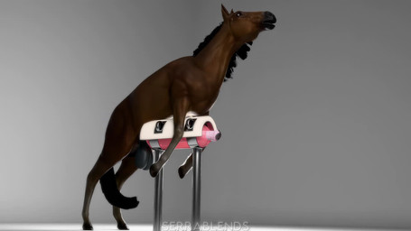 animal_genitalia animal_penis balls bouncing_balls breeding_mount brown_body equine_genitalia equine_penis feral flared_penis genitals male penis solo tail tail_motion tailwag serrablends equid equine horse mammal 16:9 3d_(artwork) 3d_animation animated digital_media_(artwork) no_sound short_playtime video widescreen