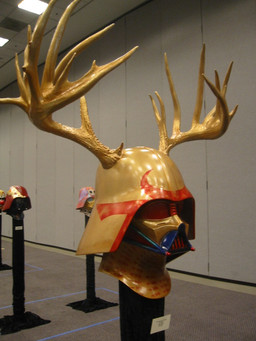antlers armor clothing_focus headgear helmet horn mask real sculpture zero_pictured unknown_artist star_wars darth_vader 3:4 grandfathered_content sculpture_(artwork) traditional_media_(artwork)
