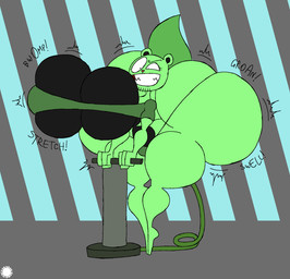 4_fingers air_inflation air_pump anal anthro bar_emanata belly big_breasts big_butt black_body black_countershading bottom_heavy breast_expansion breasts bubble_butt bulge butt butt_expansion clothing countershade_belly countershade_breasts countershading crop_top curvy_figure emanata expansion eyelashes facial_hair fangs fingers flash_emanata fur green_body green_fur gynomorph heart_nose heart_symbol hose hose_inflation huge_breasts huge_butt huge_hips huge_thighs hyper hyper_breasts hyper_butt inflation intersex logo looking_down onomatopoeia shirt solo sound_effects spherical_breasts teeth text thick_thighs thong topwear underwear wide_hips thatdawgmurray happy_tree_friends mavrikios_(subzerowizardo) mammal rodent sciurid tree_squirrel aliasing artist_logo artist_name digital_media_(artwork) hi_res signature