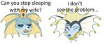 ambiguous_gender duo feral head_only royalty simple_background text white_background bookabashka nintendo pokemon fan_character fitzroy_(bookabashka) eeveelution generation_1_pokemon pokemon_(species) vaporeon english_text