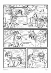 2012 apple apple_bloom_(mlp) applejack_(mlp) black_and_white bucket clothing comic container cowboy_hat cutie_mark dialogue earth_pony english_text equid equine feathered_wings feathers female fence feral food freckles friendship_is_magic fruit hasbro hat headgear headwear hi_res horse male mammal money monochrome my_little_pony mythological_creature mythological_equine mythology pegasus plant pony quadruped rainbow_dash_(mlp) rhk simple_background tail text white_background wings young