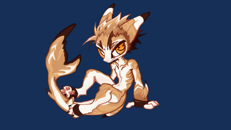 anthro male shark_tail solo inkor aquatic fish hybrid shark animated hi_res