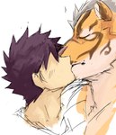 anthro duo male male/male bbrt534 nekojishi studio_klondike lin_hu felid mammal pantherine tiger absurd_res hi_res