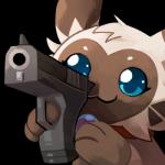 :3 ambiguous_gender blue_eyes emoji feral gun ranged_weapon semi-anthro simple_background smile solo transparent_background weapon blitzdrachin conditional_dnp delet_this nintendo pokemon fan_character heartberry furret generation_2_pokemon pokemon_(species) 1:1 alpha_channel low_res meme reaction_image