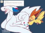 blush chubby cunnilingus drooling eyes_closed female latias latiass legendary_pokémon licking male nintendo oral oral_sex penis plain_background pokémon precum pussy pussy_juice saliva sex size_difference straight togekiss tongue tongue_out tumblr vaginal victini video_games whimsydreams yellow_eyes
Rating: Explicit
Score: 13
User: chdgs
Date: February 02, 2014