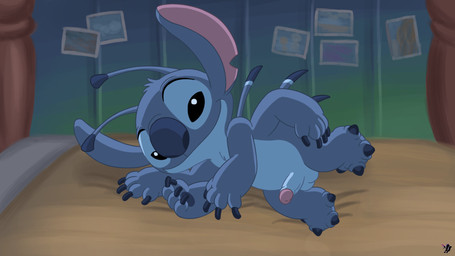 4_arms 4_fingers 4_toes antennae_(anatomy) anthro back_spines balls bed black_eyes blue_body blue_claws blue_fur blue_nose blue_pawpads chest_tuft claws dipstick_antennae erection feet finger_claws fingers fur furniture genitals head_tuft humanoid_genitalia humanoid_penis looking_at_viewer lying male multi_arm multi_limb multicolored_antennae notched_ear on_bed on_side pawpads penis photo pose smile solo toe_claws toes tuft omatic disney lilo_and_stitch stitch_(lilo_and_stitch) alien experiment_(lilo_and_stitch) 16:9 2025 digital_media_(artwork) hi_res widescreen