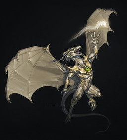 4_fingers 4_toes anthro black_background claws feet fingers green_eyes horn male membrane_(anatomy) membranous_wings open_mouth scales simple_background solo spines tail teeth toes tongue wings katie_hofgard european_mythology mythology dragon mythological_creature mythological_scalie scalie western_dragon 2015 digital_media_(artwork) hi_res