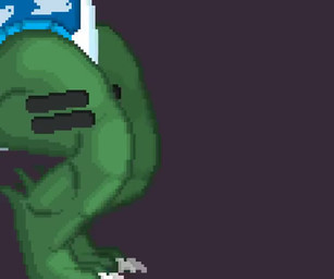 ambiguous_gender butt butt_focus clothed clothing diaper diaper_only feces feral green_body markings pooping soiled_diaper soiling soiling_diaper tail topless unclean_diaper used_diaper using_diaper walk-in walking wearing_diaper emham vector_(tyranitar) kaiju scalie 6:5 animated digital_media_(artwork) no_sound pixel_(artwork) pixel_animation short_playtime video