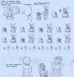 alternate_universe animated_skeleton black_sclera bone clothing comic comic_(under(her)tail) crossgender english_text exclamation_point female frisk_(undertale) hoodie human male mammal no_pupils not_furry papyrus_(undertale) parody plant pupils sans_(undertale) skeleton spinning tempus_(under(her)tail) text thewill topwear tree undead under(her)tail undertale undertale_(series) white_pupils