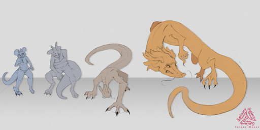after_transformation all_fours ambiguous_gender anthro anthro_to_feral basic_sequence breasts claws confusion digitigrade ears_up female feral flying four_frame_sequence genitals horn linear_sequence occult_symbol paws plantigrade plantigrade_to_digitigrade sigil simple_background slightly_chubby slightly_chubby_female solo surprised symbol tail transformation transformation_sequence vulva whiskers spinnymouse mythology spinny_(spinnymouse) dragon eastern_dragon mammal mouse murid murine mythological_creature mythological_scalie rodent scalie hi_res unfinished watermark