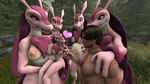 anthro areola breasts emoticon female forest grass group hand_holding human_on_anthro interspecies male male/female medium_breasts muscular muscular_male nipples pink_areola pink_nipples plant poem_in_description pregnant pregnant_anthro pregnant_female tree the_unknown_mangaka capcom palworld pocketpair resident_evil leon_kennedy lovander_(furromantic) human lovander mammal pal_(species) 16:9 3d_(artwork) absurd_res crossover digital_media_(artwork) hi_res source_filmmaker_(artwork) widescreen daughter_(lore) father_(lore) father_and_child_(lore) father_and_daughter_(lore) mother_(lore) mother_and_child_(lore) mother_and_daughter_(lore) parent_(lore) parent_and_child_(lore) parent_and_daughter_(lore)