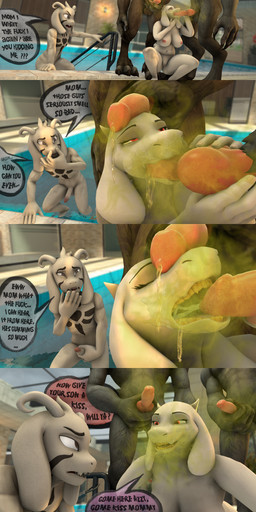 anthro bad_breath bodily_fluids cuckson cum cum_in_mouth cum_inside dialogue dirty_teeth duo exhibitionism fellatio female genital_fluids group humiliation male male/female nude oral penile profanity public saliva_on_face sex smelly swimming_pool teeth text yellow_teeth marthaah warfaremachine_(modeler) blizzard_entertainment mythology undertale undertale_(series) warcraft asriel_dreemurr toriel bovid canid canine caprine goat mammal mythological_canine mythological_creature werecanid werecanine werecreature werewolf worgen 3d_(artwork) absurd_res comic digital_media_(artwork) english_text hi_res source_filmmaker_(artwork) incest_(lore) mother_(lore) mother_and_child_(lore) mother_and_son_(lore) parent_(lore) parent_and_child_(lore) parent_and_son_(lore) son_(lore)